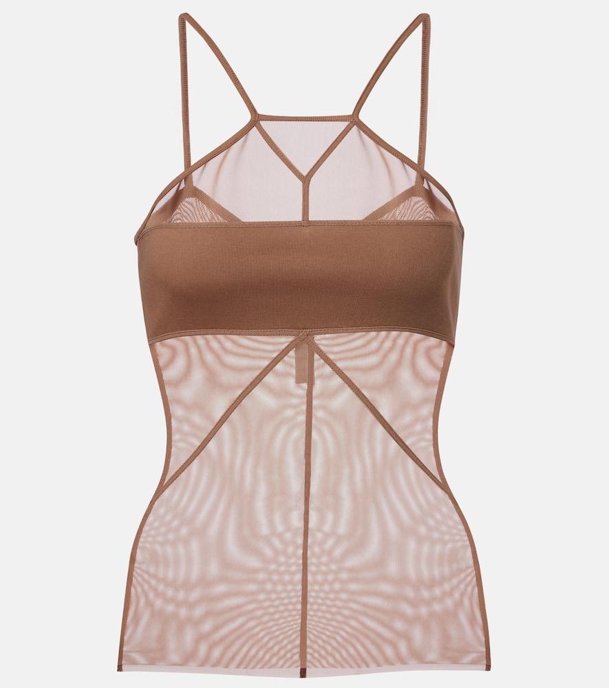 SL Combo semi-sheer top