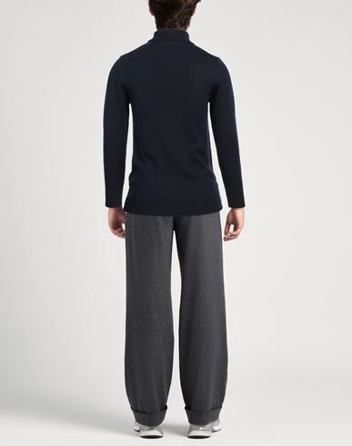 Man Turtleneck Navy Size L Wool, Acrylic