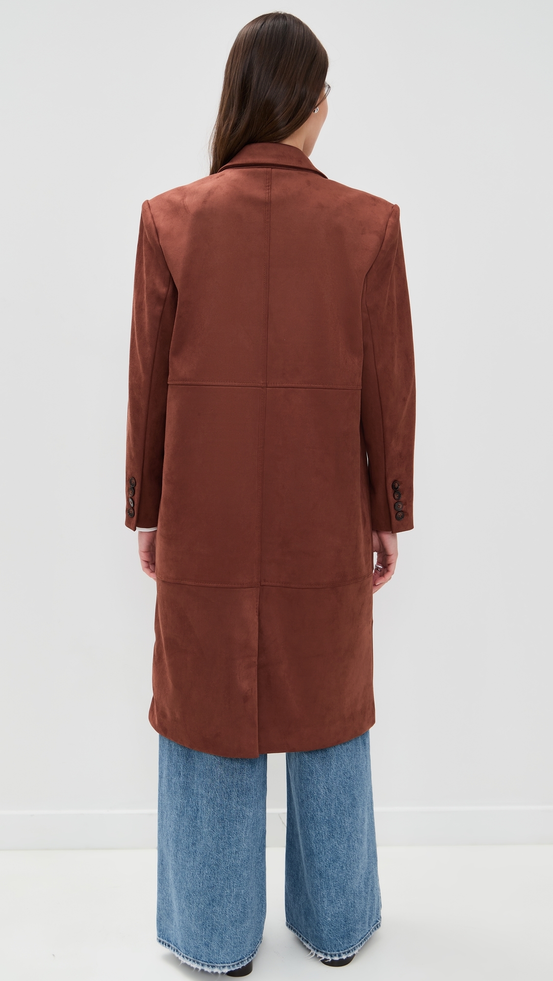 Maisie Faux Suede Jacket Cappucino