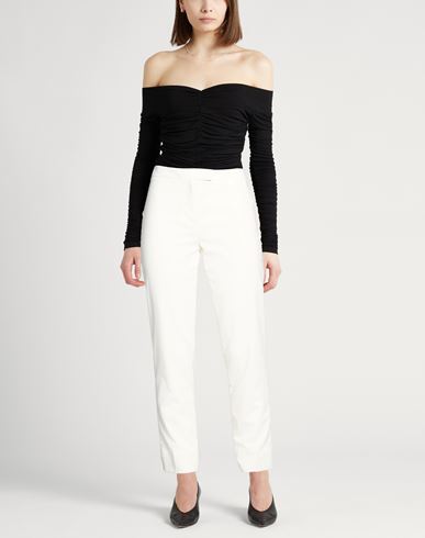 Woman Pants Ivory Size 2 Wool, Polyester, Elastane