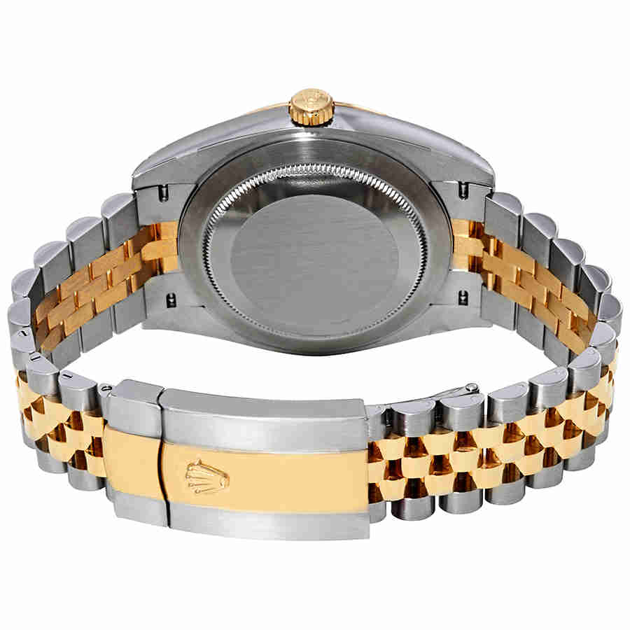 Datejust 41 White Mother of Pearl Dial Automatic Mens Steel and 18K Yellow Gold Jubilee Watch 126333MDJ