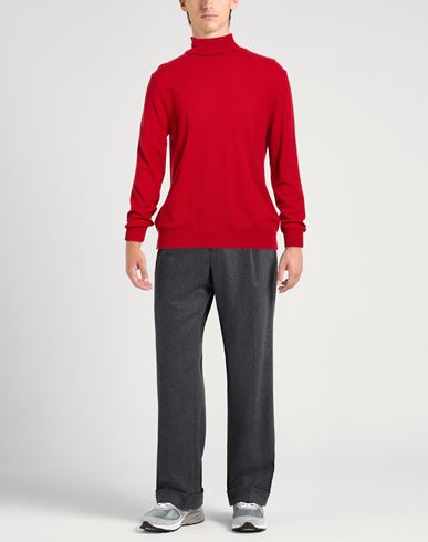 Man Turtleneck Red Size XL Wool, Viscose, Polyamide, Cashmere