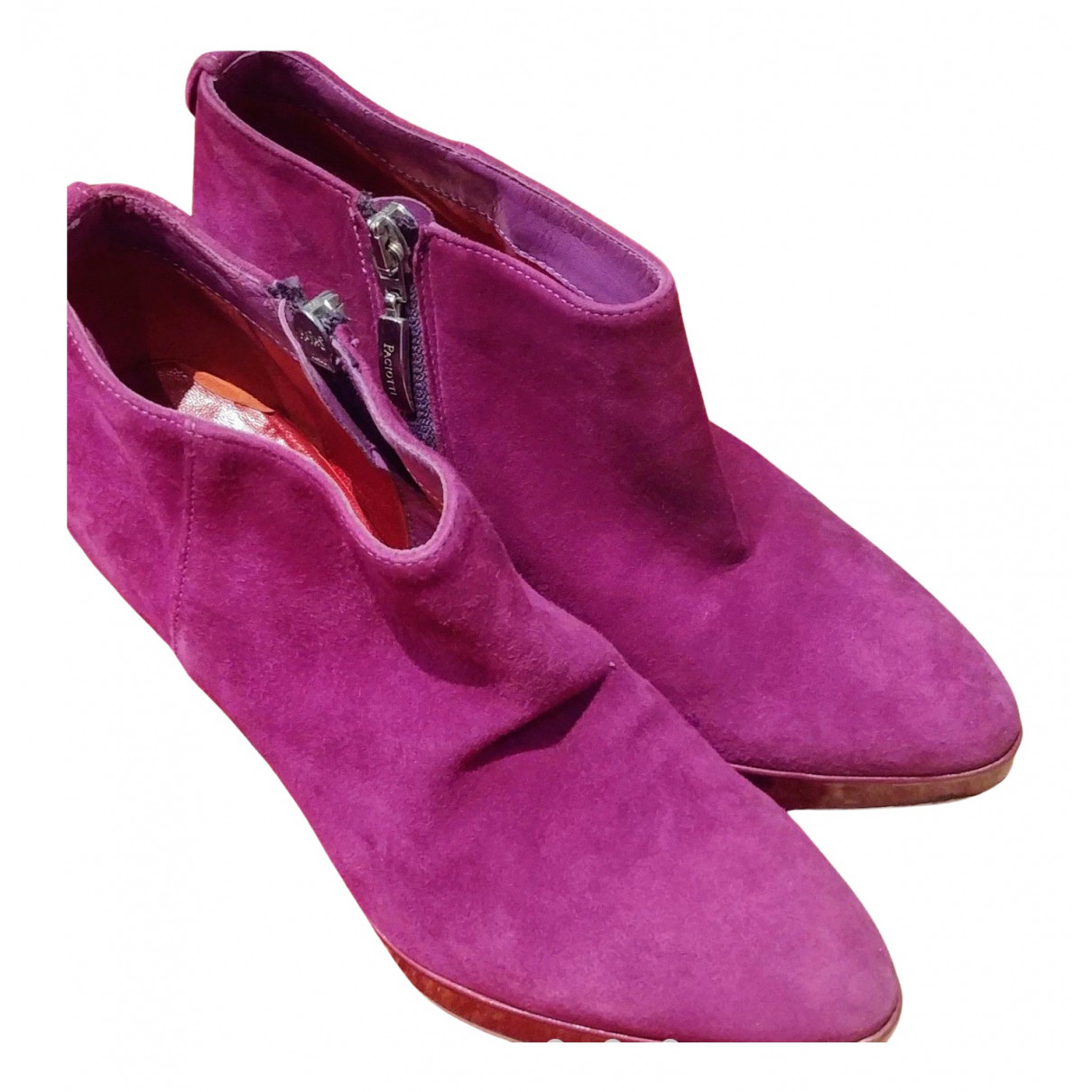 Ankle boots Leather for Female 35 IT