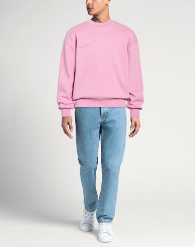 Man Sweatshirt Pink Size M Organic cotton, Recycled cotton