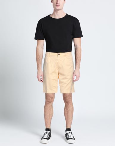 Fradi Man Shorts & Bermuda Shorts Pastel yellow Size 30 Cotton, Lyocell, Elastane