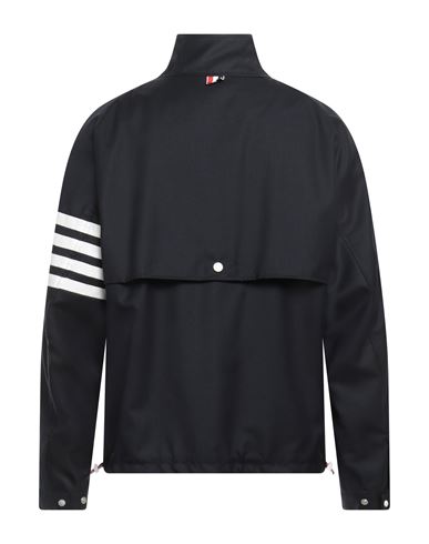 Thom Browne Man Jacket Navy Size 1 Wool, Polyester, Cotton