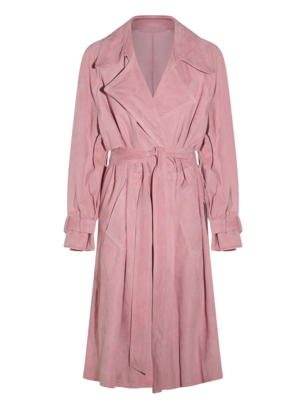 Salvatore Santoro leather coat - Pink