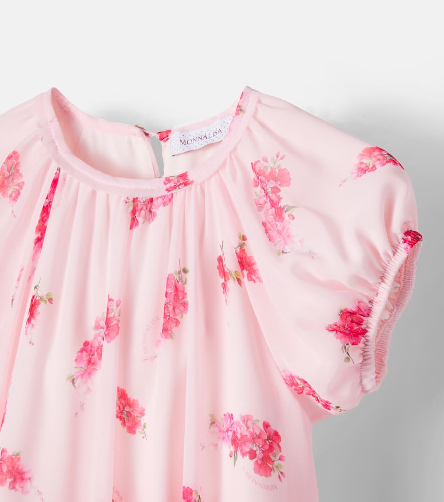 Floral tiered dress