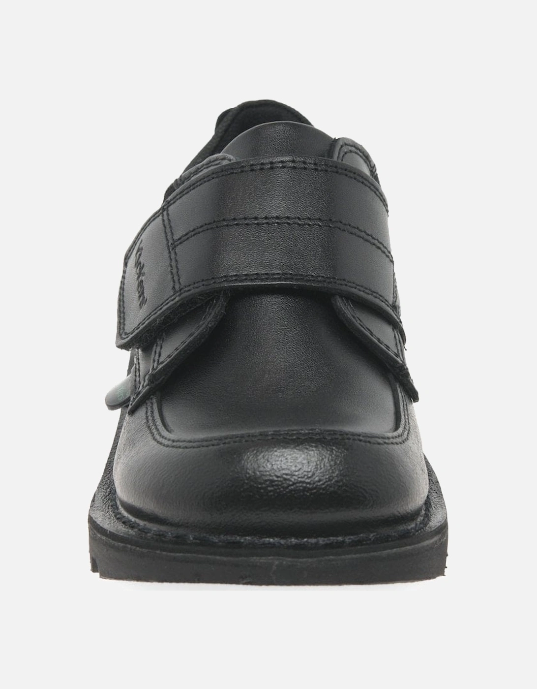 Kickers Boy's Kick Scuff Lo Boys Junior School Shoes - Black - : F Standard