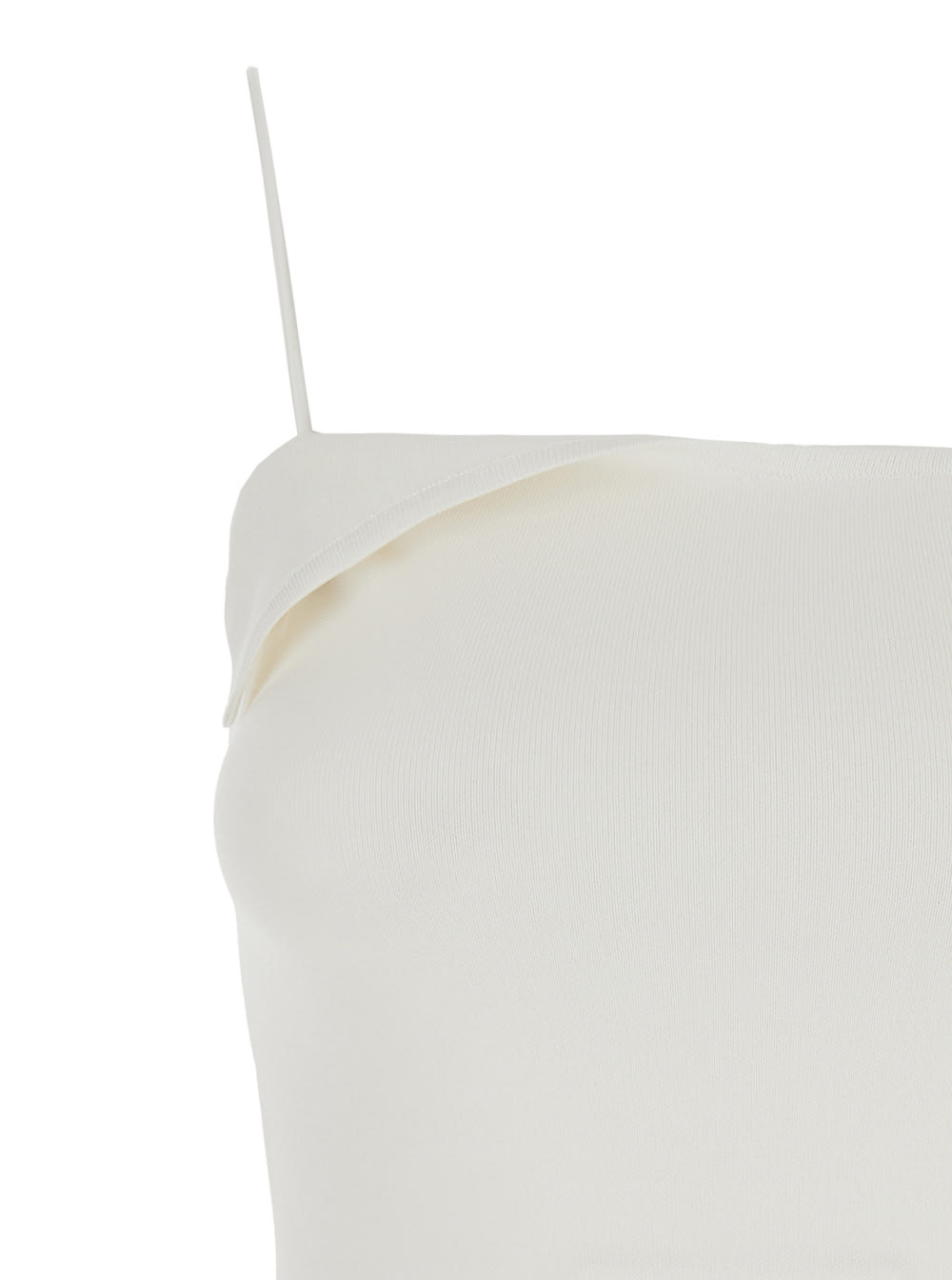 White Mini Dress La Mini Robe Aro In Viscose Woman