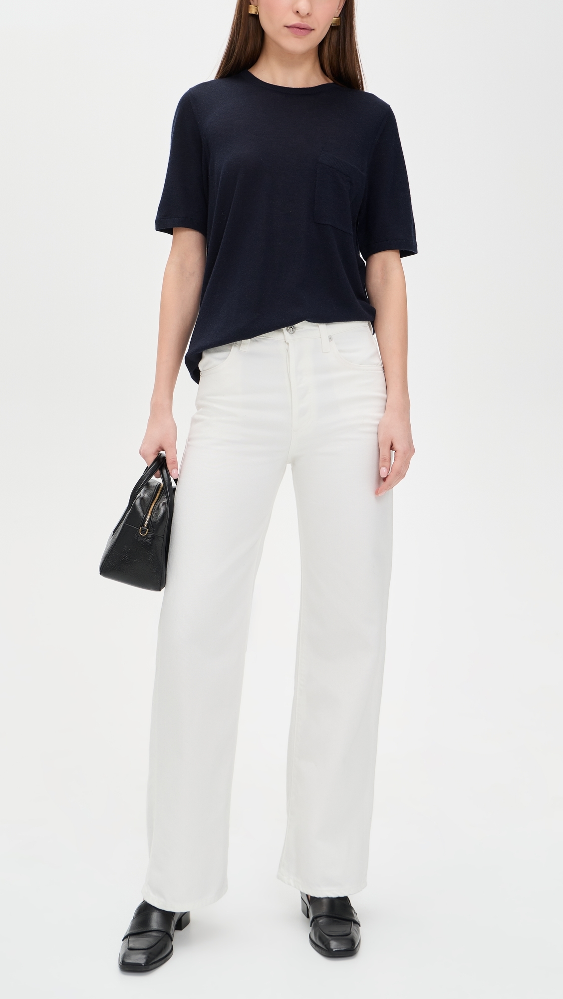 Annina Straight Leg Jeans Soft White