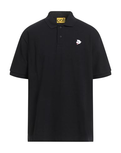 Man Polo shirt Black Size XXL Cotton
