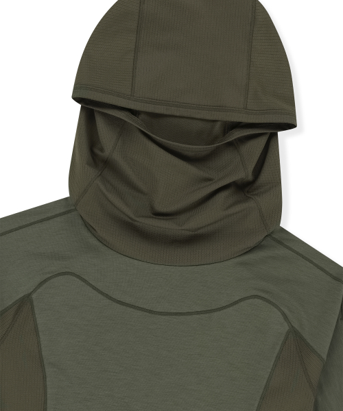Polartec Delta FlexAir Hooded LS Tee Olive