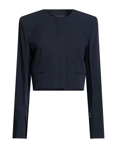 Woman Jacket Midnight blue Size 10 Polyester, Viscose, Elastane