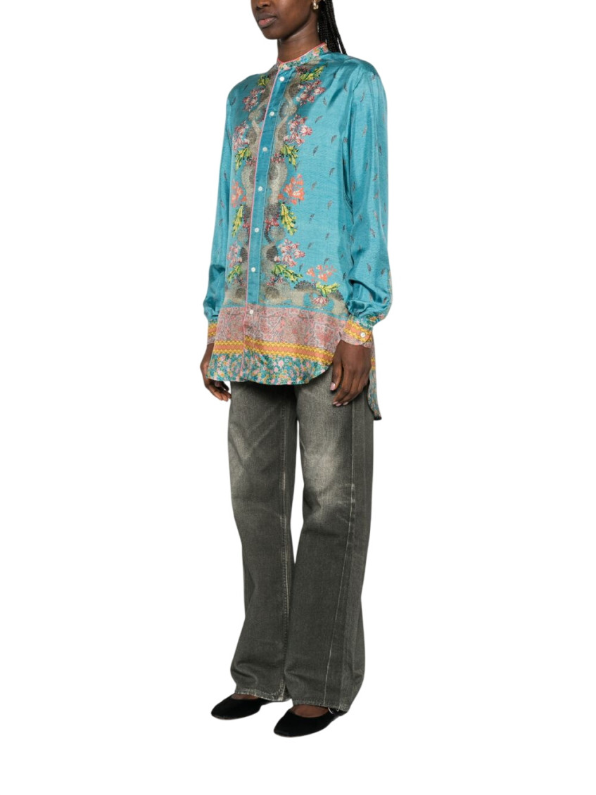Printed Silk Shirt