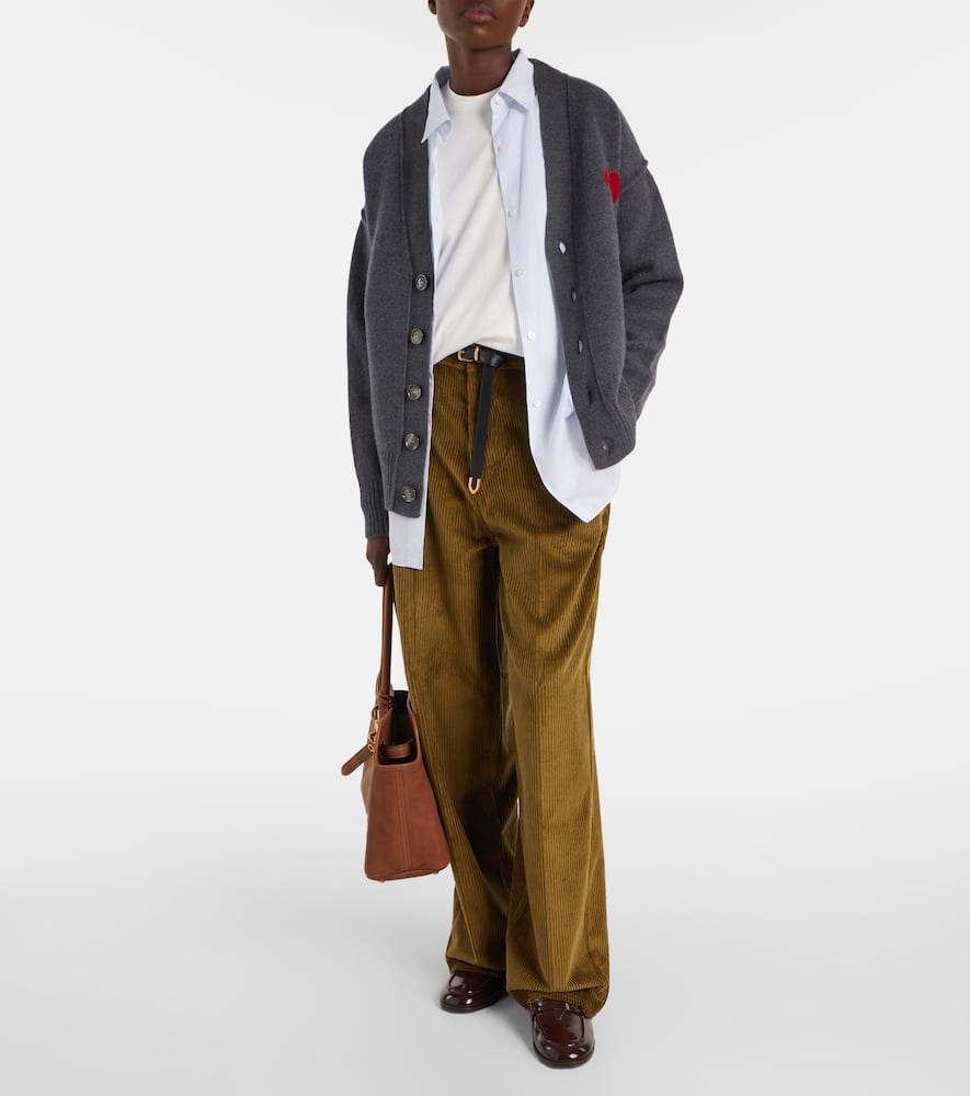 Ami de Caur virgin wool cardigan