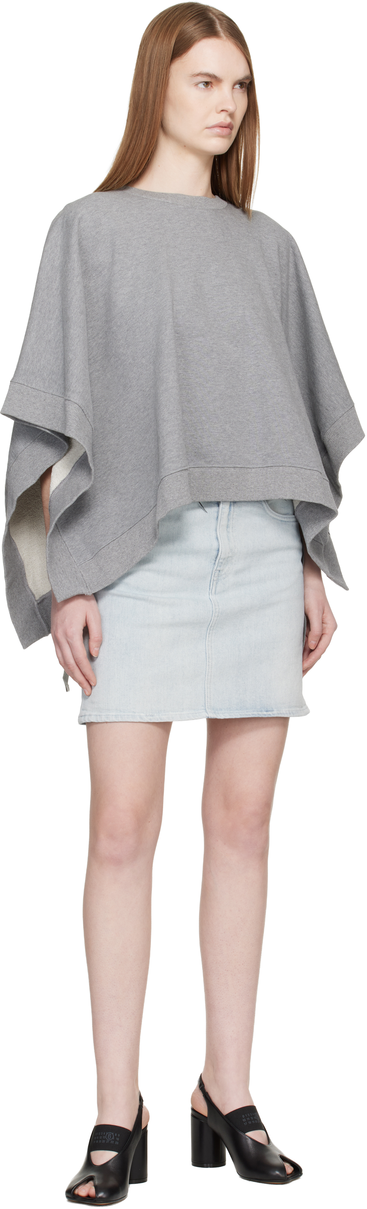 Blue Denim Miniskirt