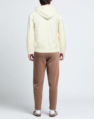 Man Sweatshirt Ivory Size L Cotton, Elastane