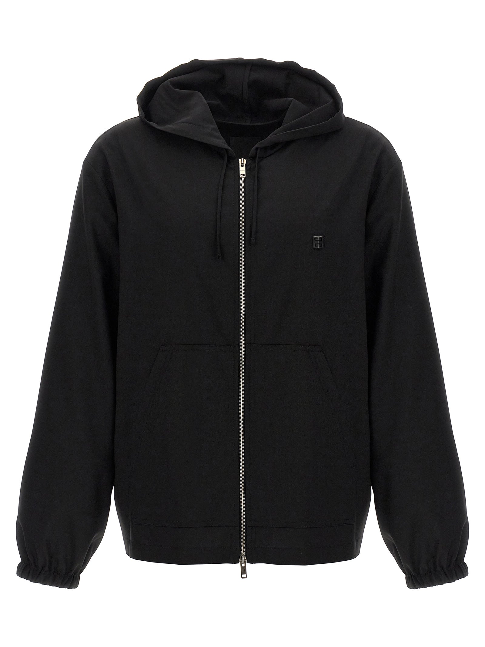 Virgin Wool Hoodie — Black