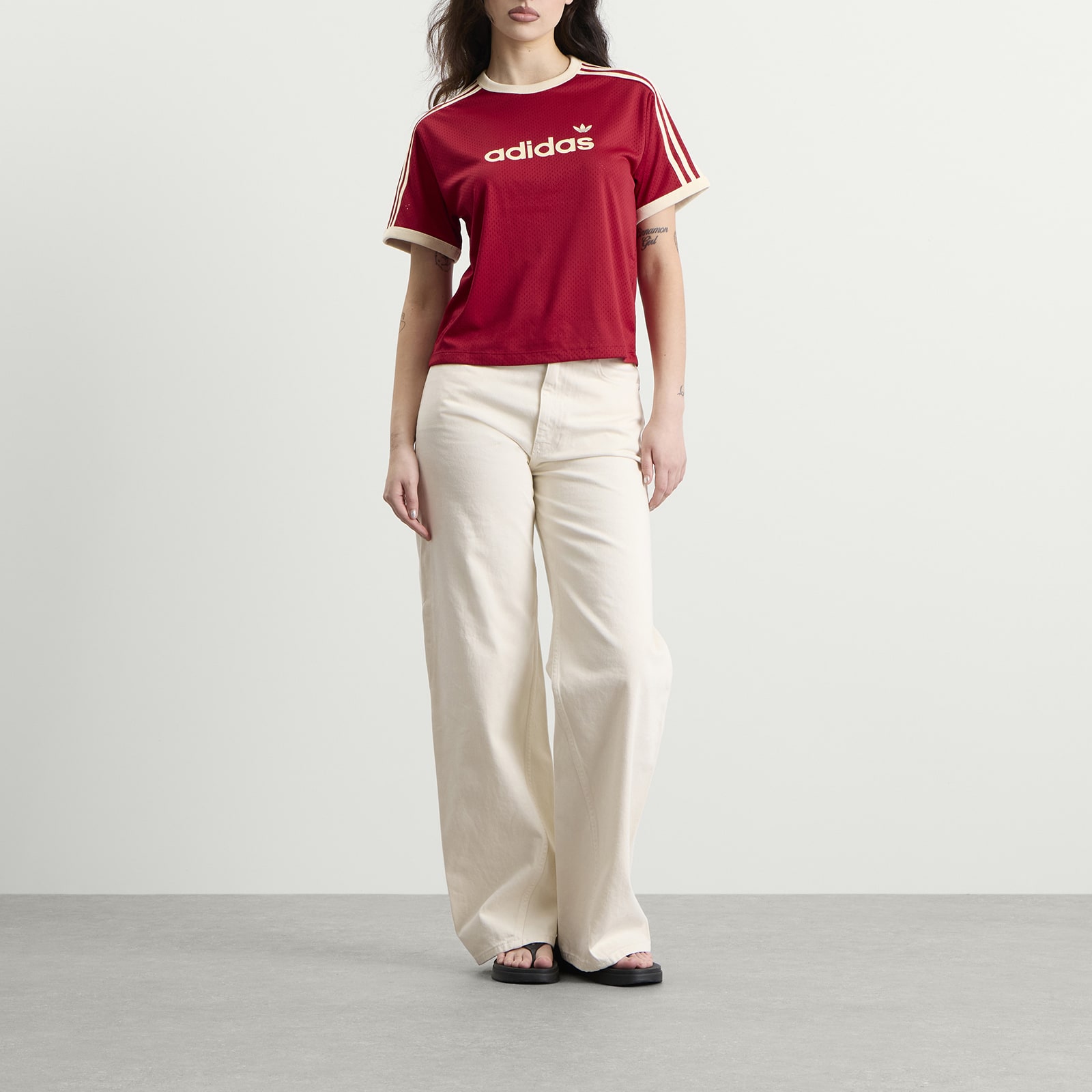 Women's Mesh T-Shirt Team Victory Red/Warm Vanilla