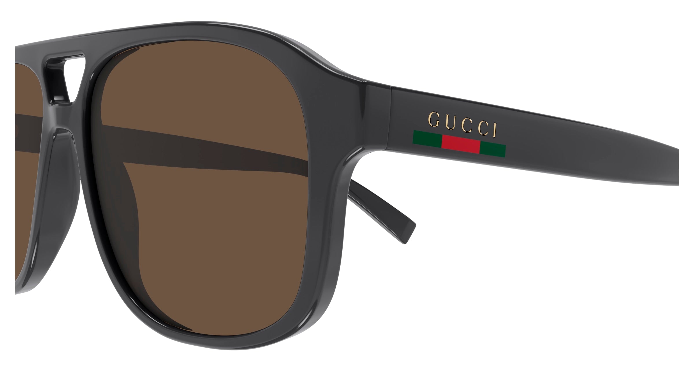 Gucci Man Gucci GG1856S 003 Sunglasses Injected Grey Brown Pilot