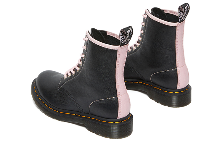 (WMNS) 1460 Contrast Leather Lace Up Boots 'Black Pink'