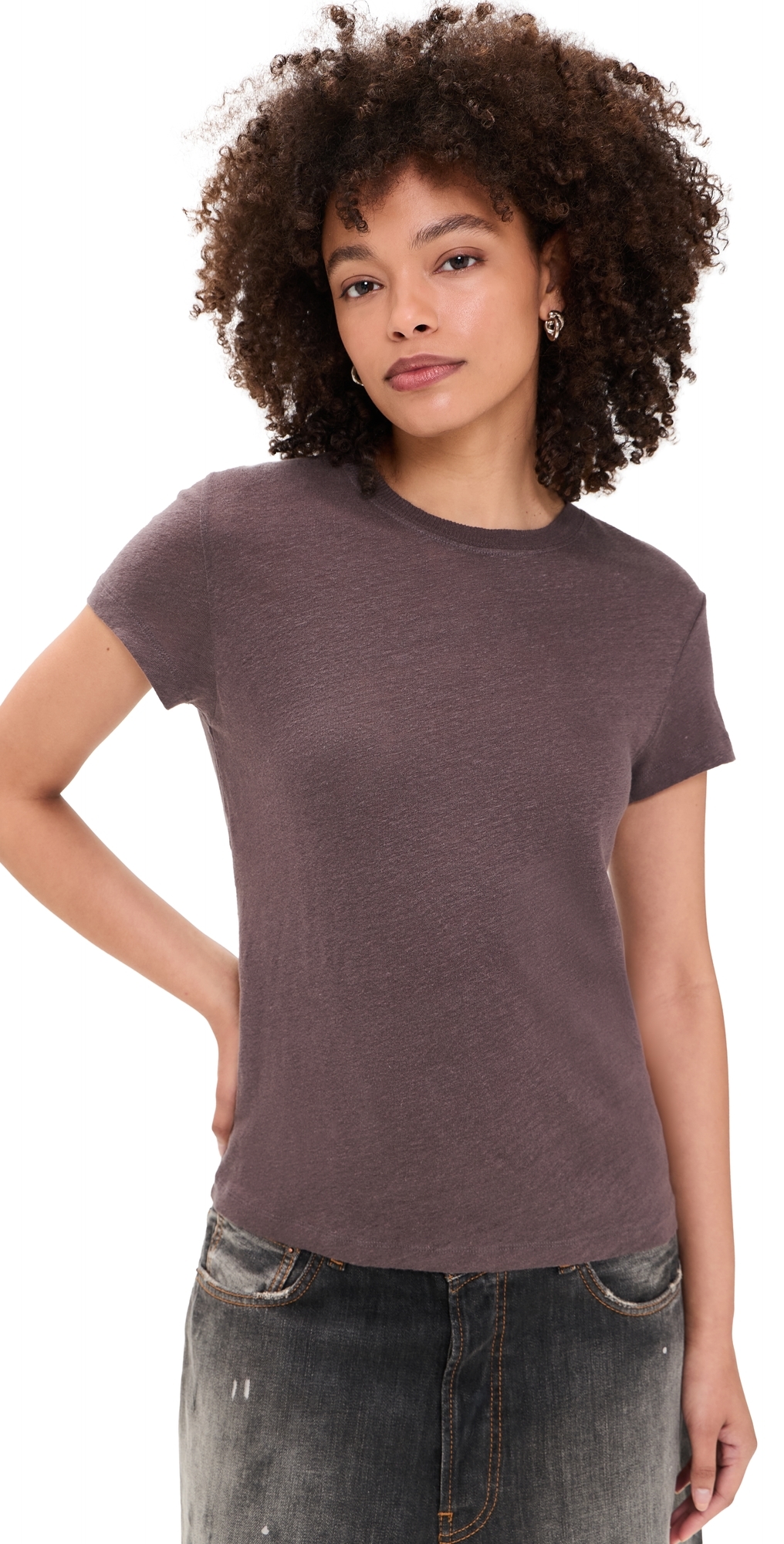 Linen Tee Mocha