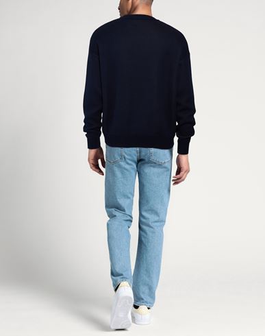Man Sweater Midnight blue Size M Cotton