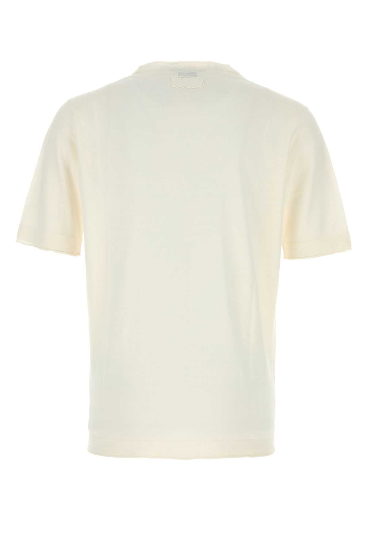 Palto' Ivory Knit T Shirt
