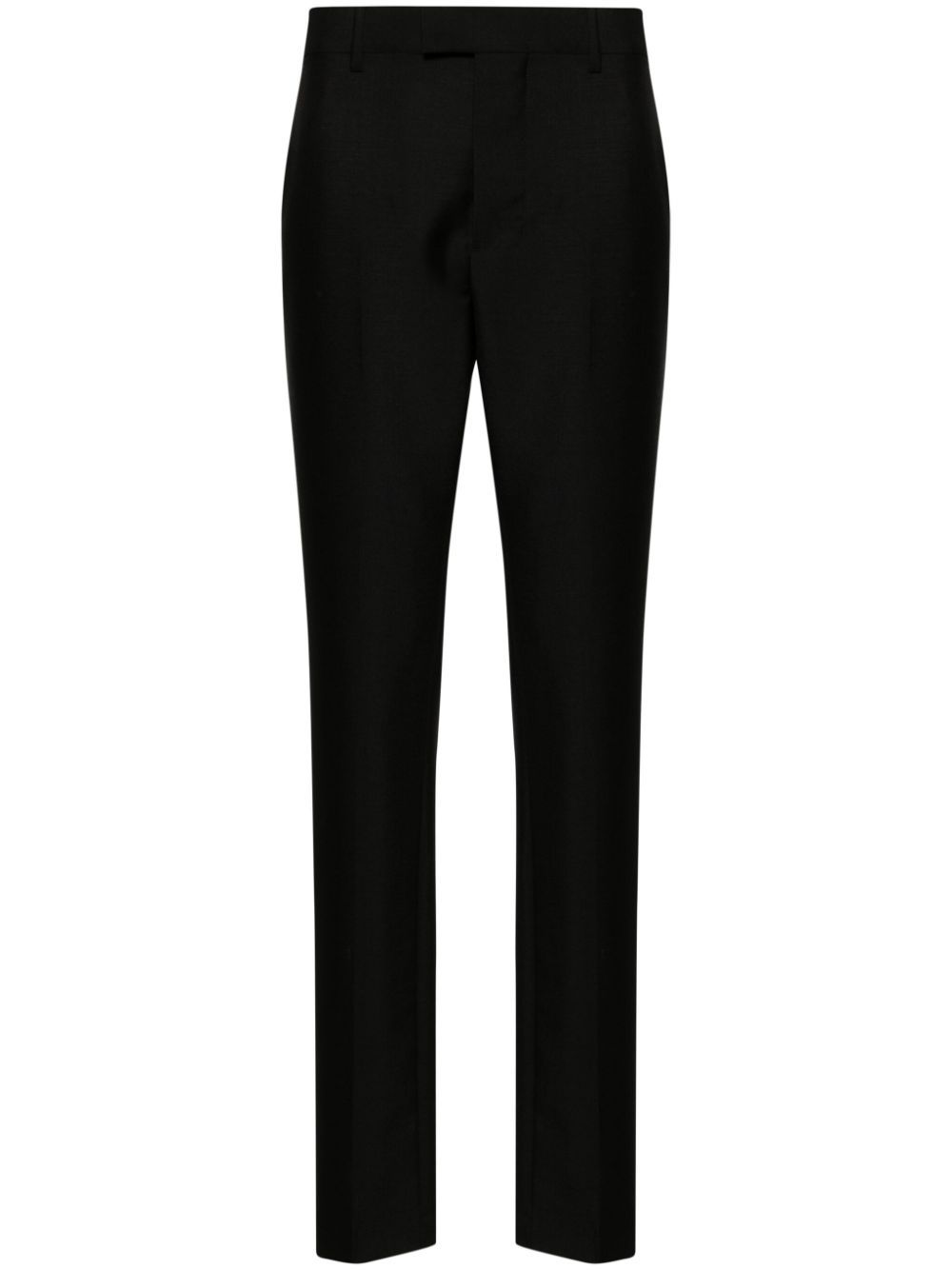 Tailored slim-fit trousers - 001 BLACK