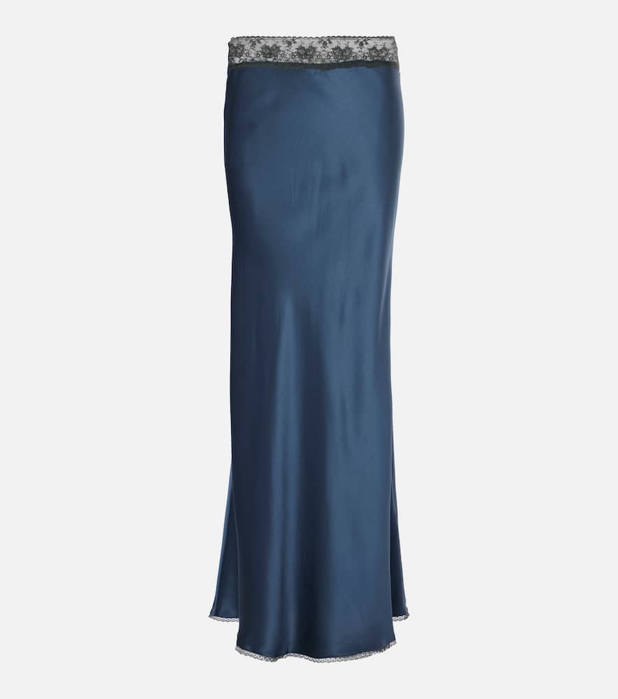 Aries silk maxi skirt