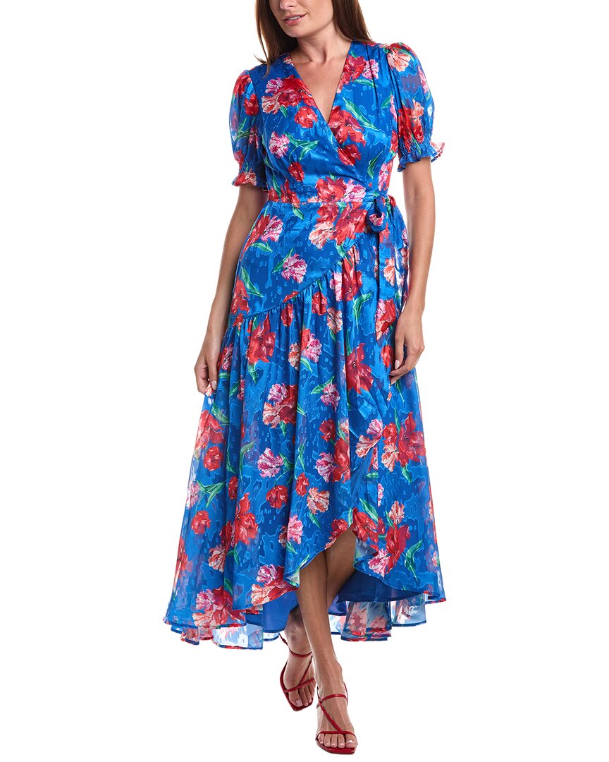 Pearl Wrap Maxi Dress