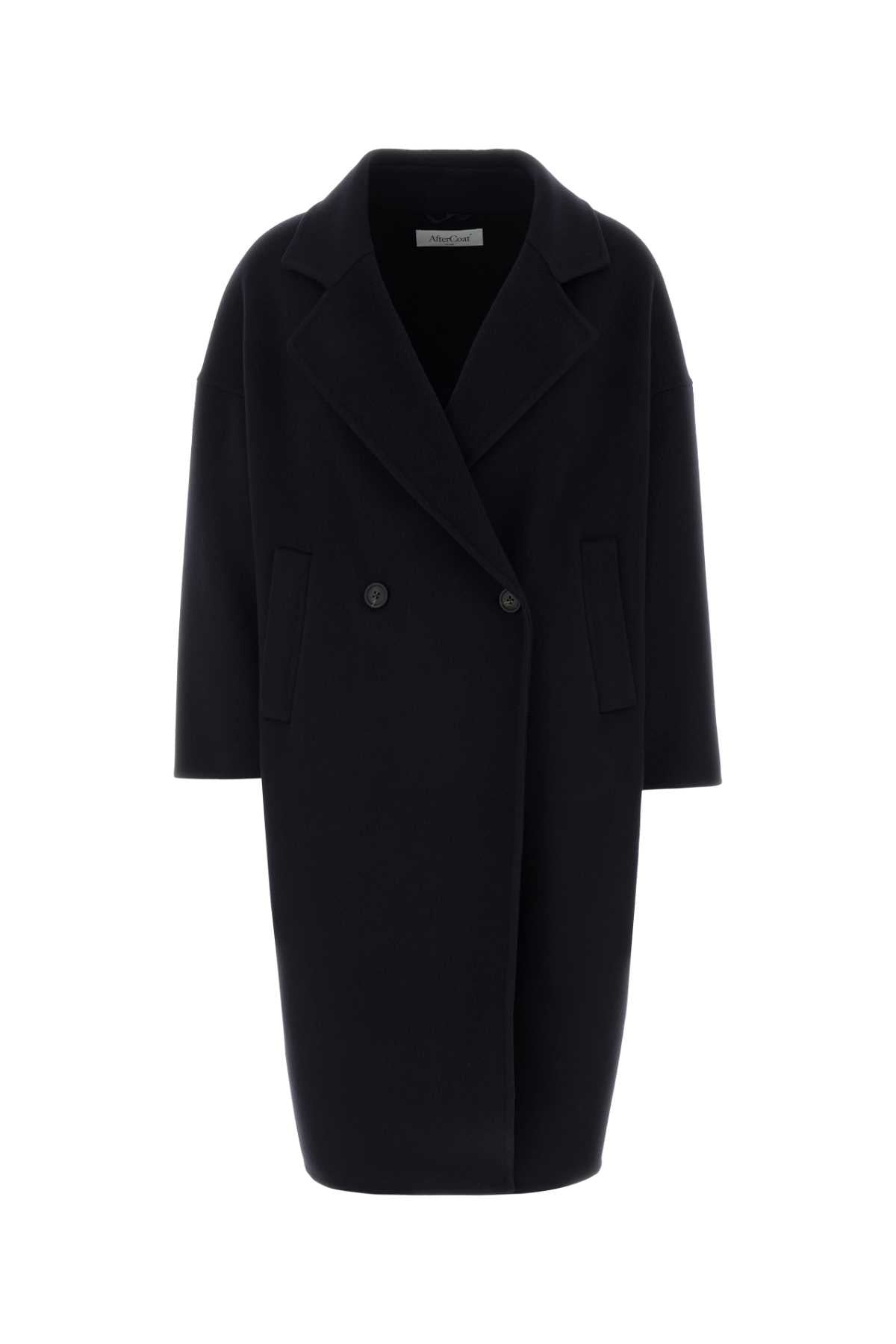 Wool Blend Coat — Black