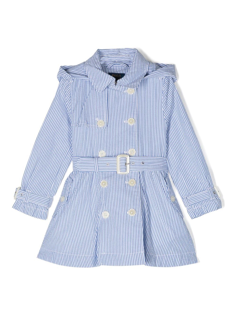 Belted trench coat - Blue