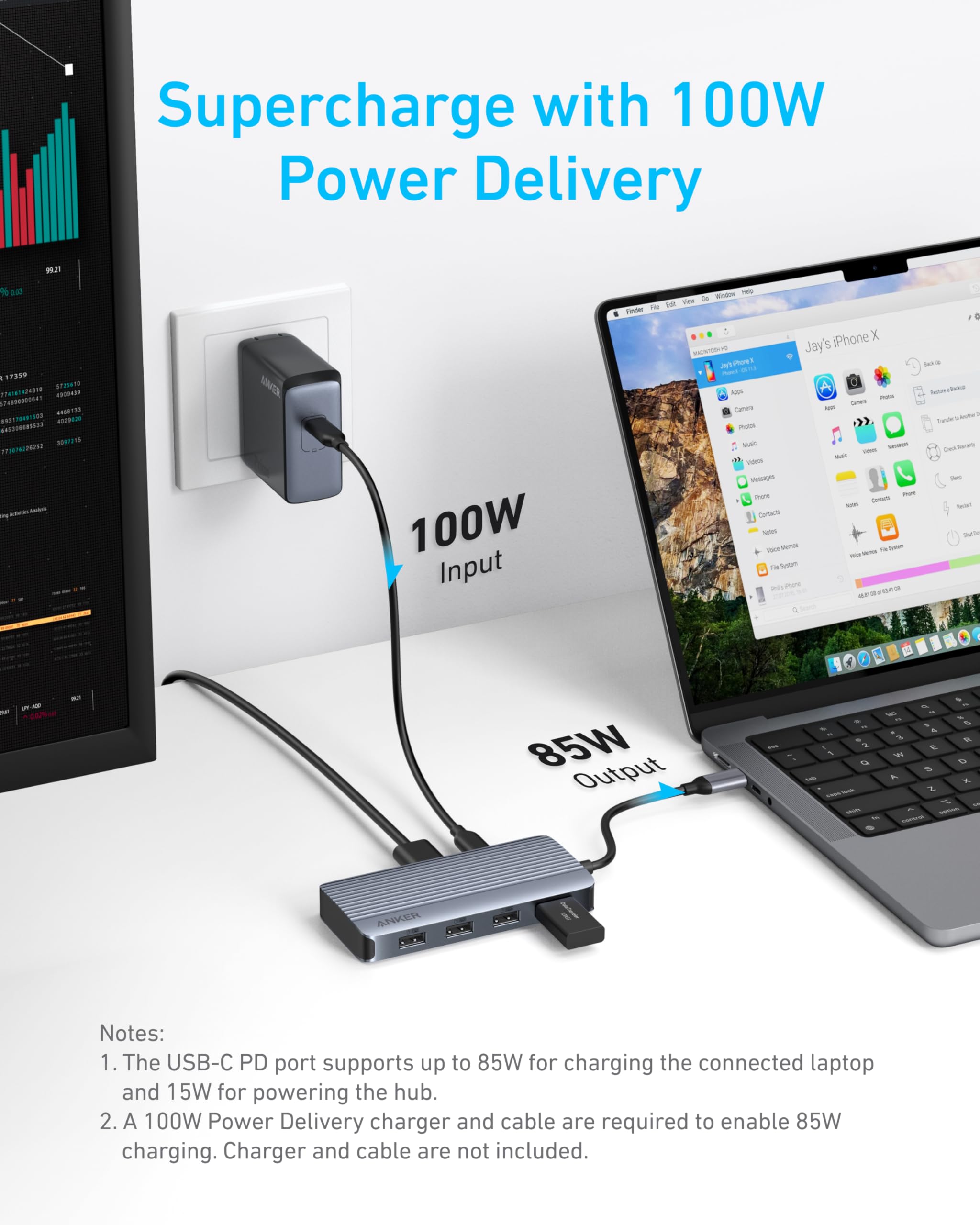Refurbished USB-C Hub (7-in-1, Dual Display)