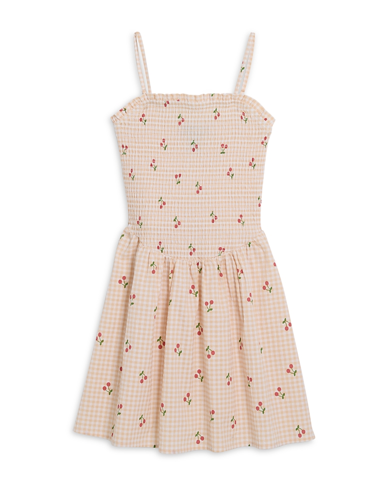Girls' Gingham Cherry Dress, Big Kid - Exclusive