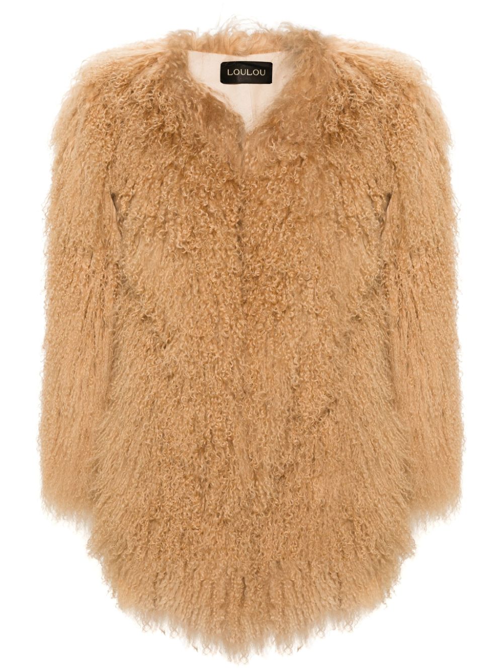 Dating You/Hating You shearling jacket - Neutrals