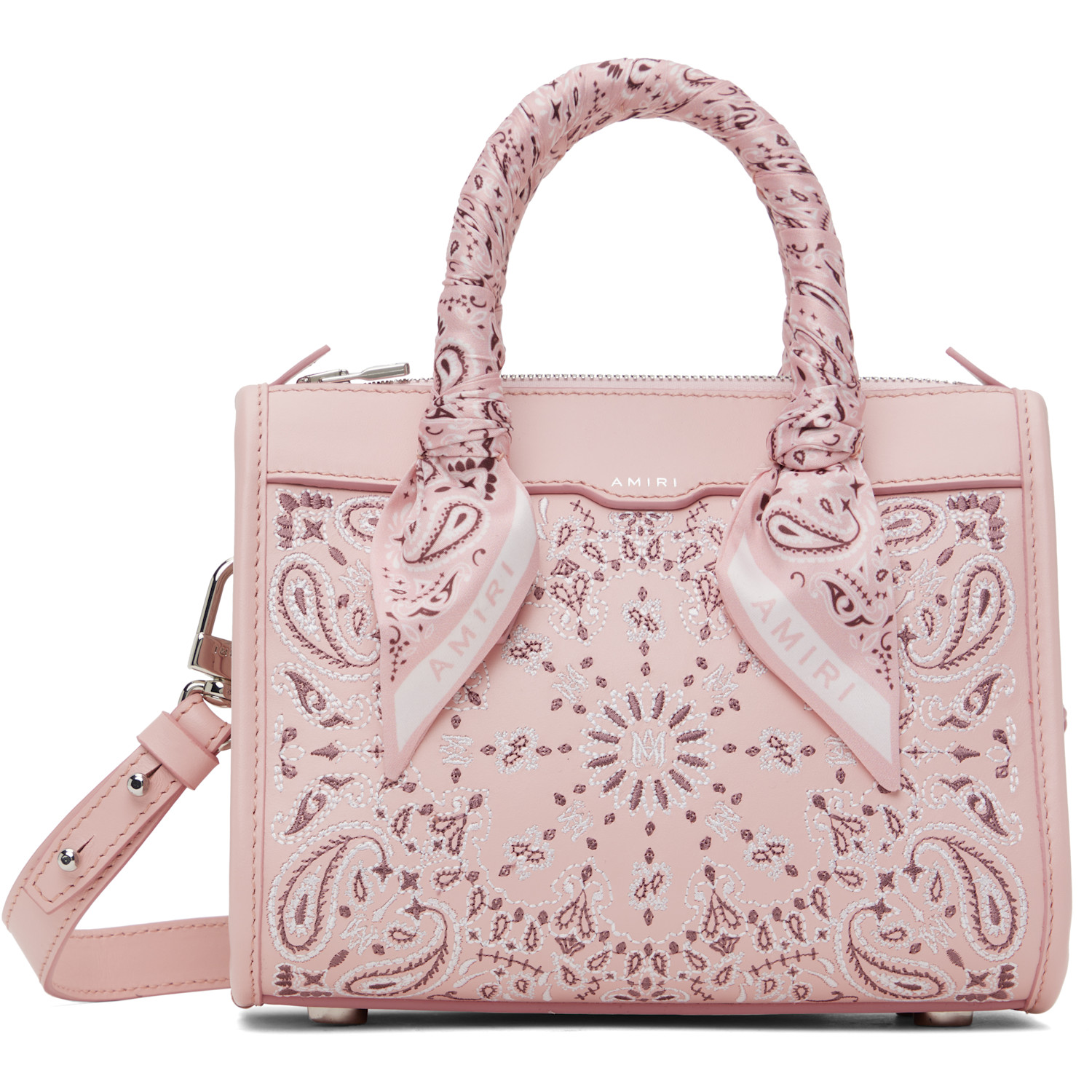Pink Bandana Micro Triangle Bag