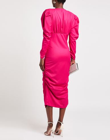 Marsēm Woman Midi dress Magenta Size M Polyester, Elastane