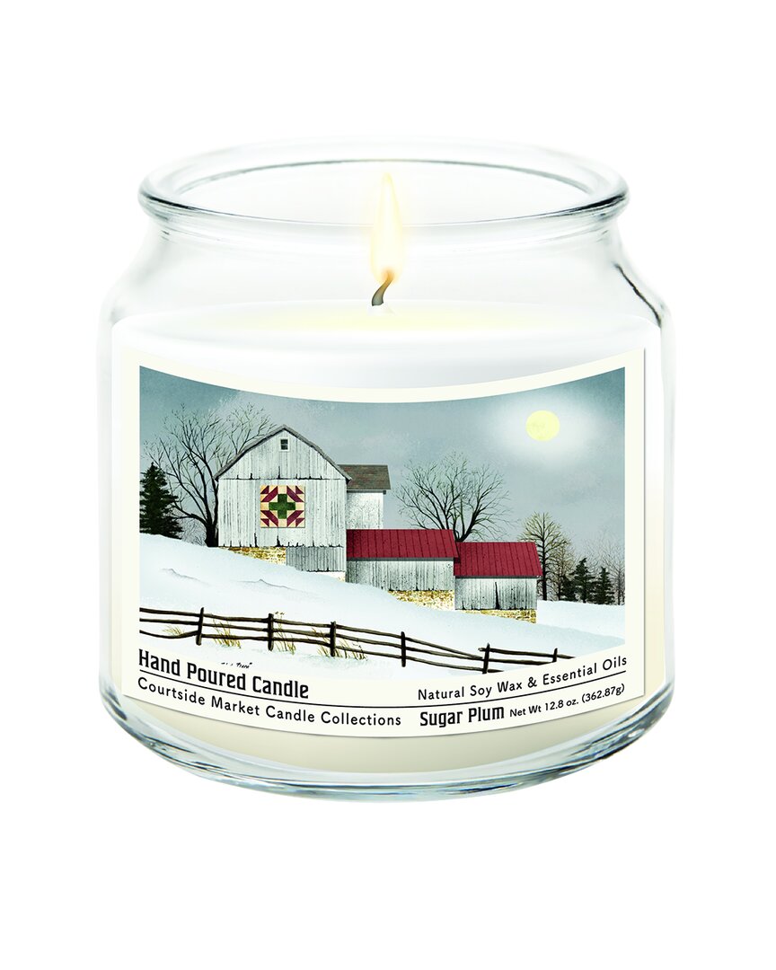 Quilted Barn Candle