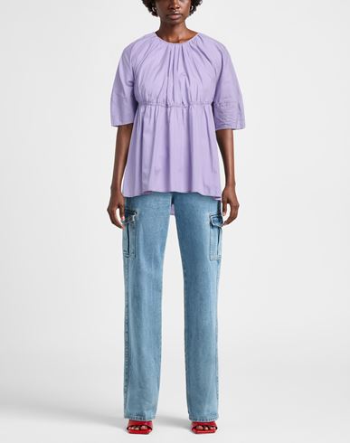 Woman Top Lilac Size M Cotton