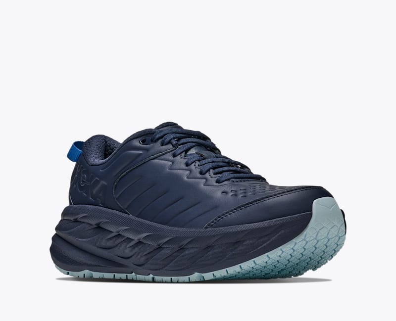 HOKA Women's Bondi SR Shoes in Varsity Navy/Glimmering Blue