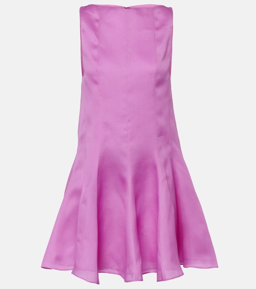 Mags silk minidress