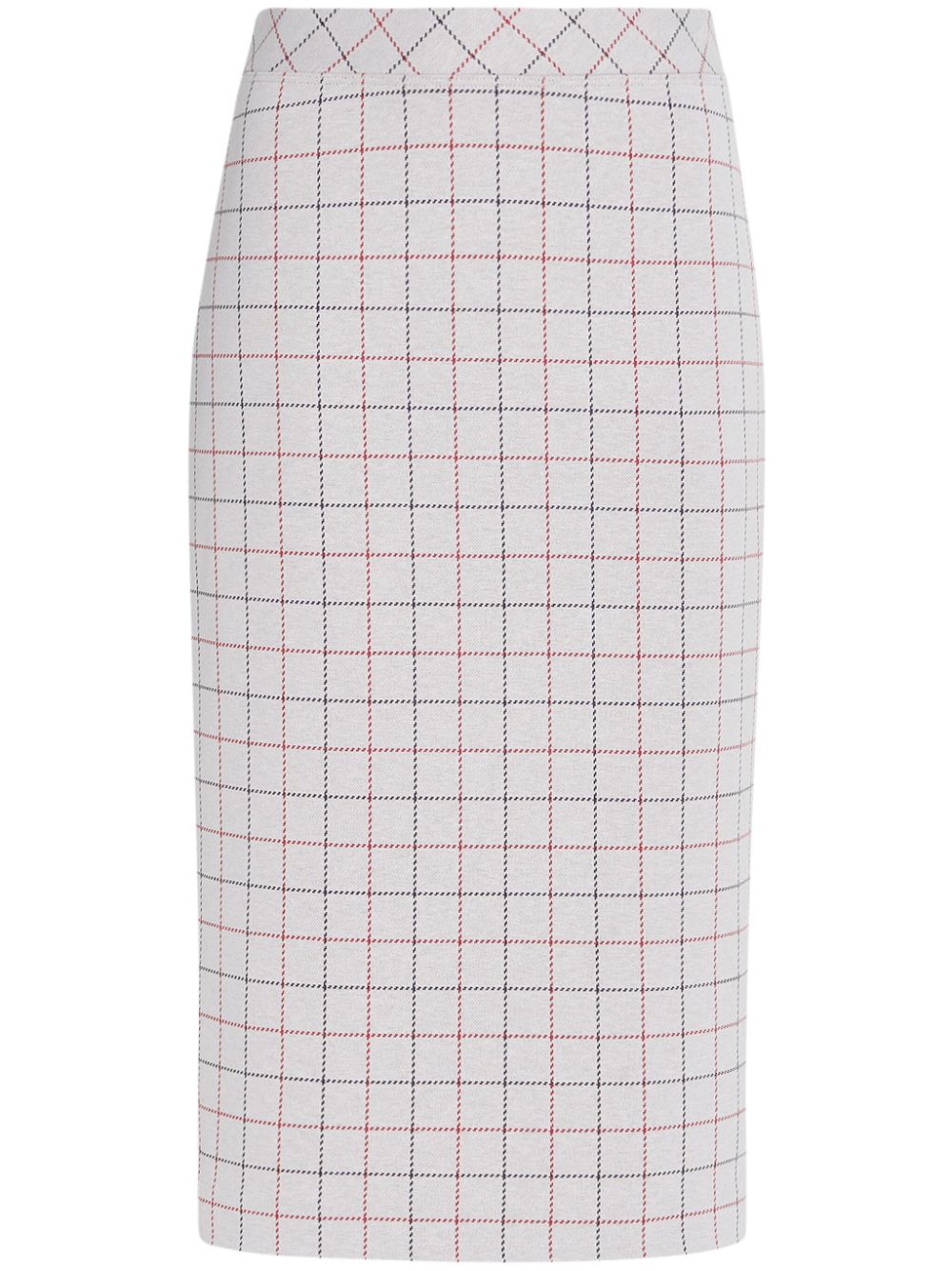 Pull-on pencil skirt - White