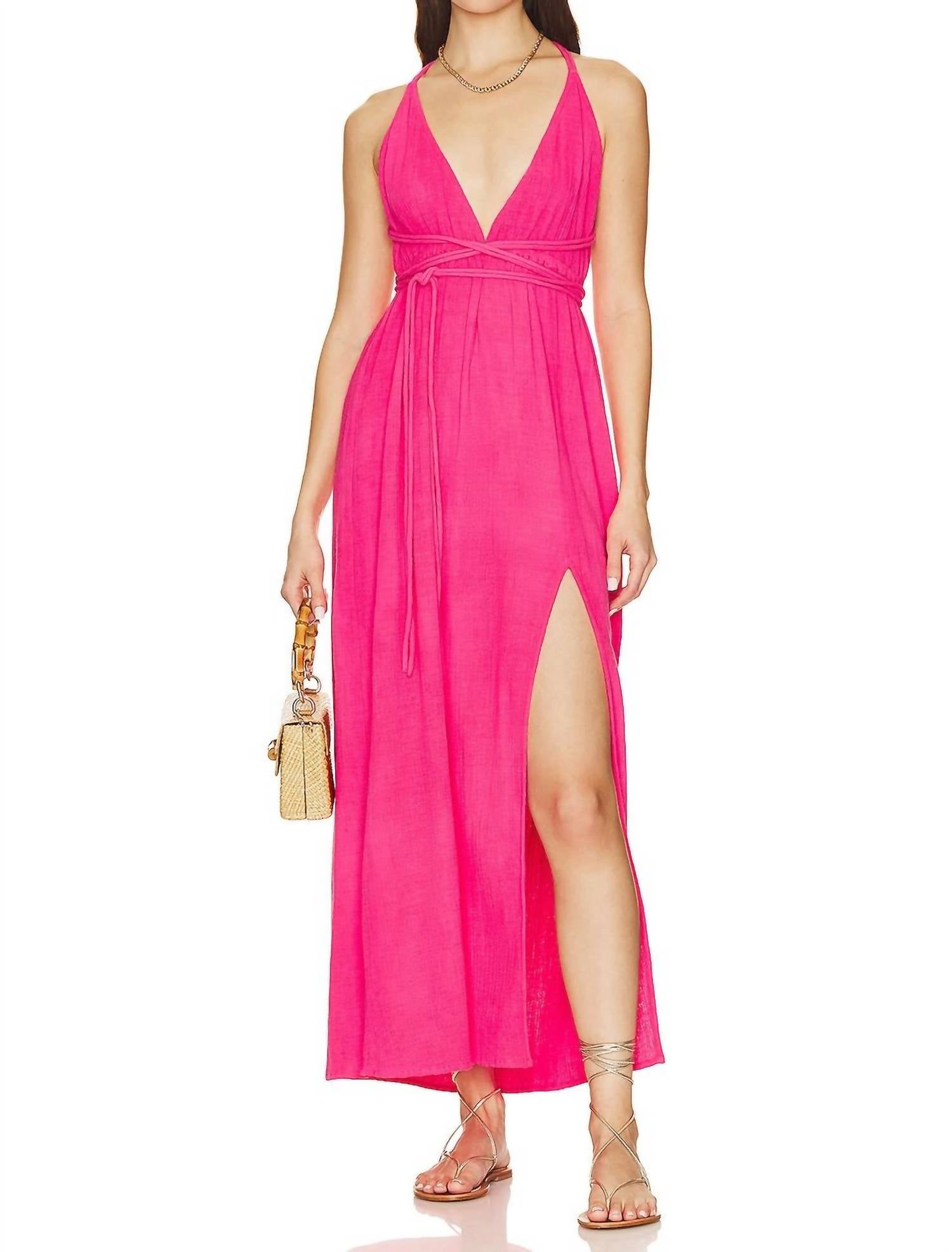 Sybille Dress In Fuchia