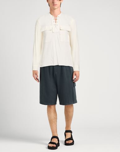 Man Shirt Ivory Size XXL Viscose