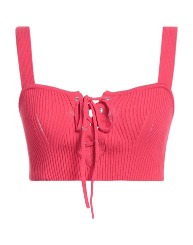 Msgm Woman Top Magenta Size XS Viscose, Polyester
