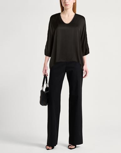 Woman Top Black Size M Viscose