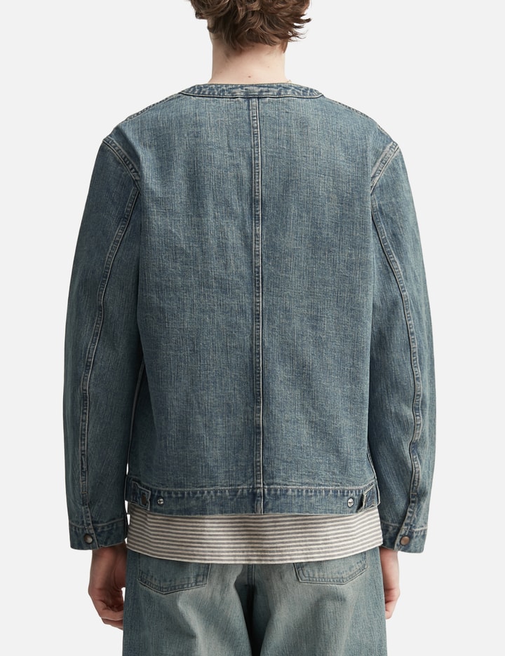 Faded Button Dneim Jacket