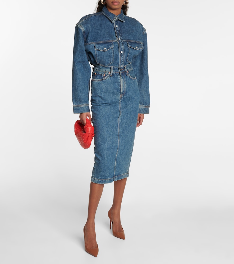 Oversized denim jacket